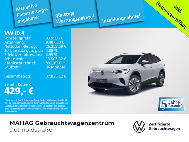 Volkswagen ID.4 55 kWh IQ.Drive Pure