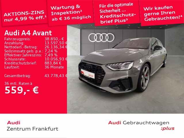 Audi A4 40 TFSI Avant Quattro S-Line S-Tronic