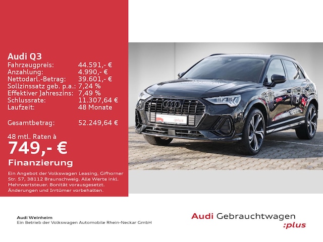 Audi Q3 45 TFSI Quattro S-Line S-Tronic