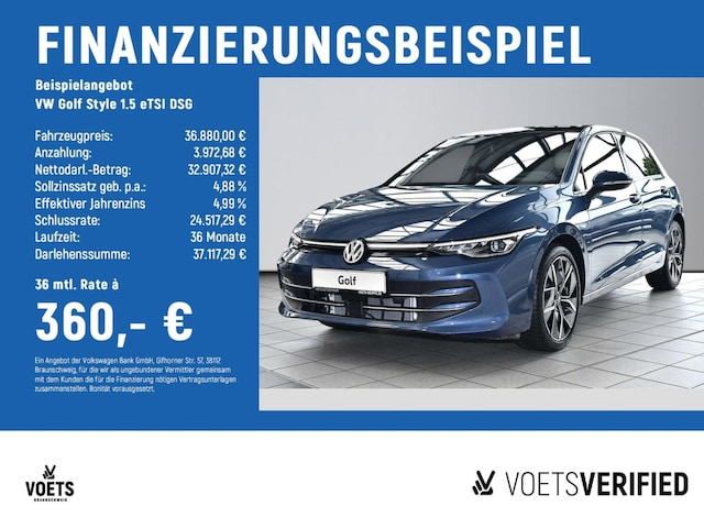 Volkswagen Golf 1.5 eTSI DSG Style