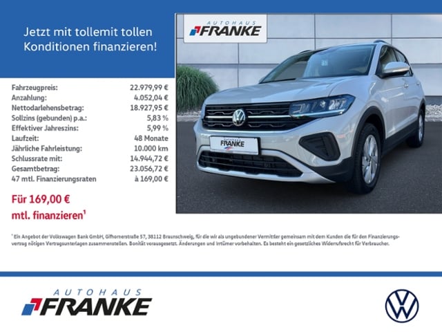 Volkswagen T-Cross 1.0 TSI Life