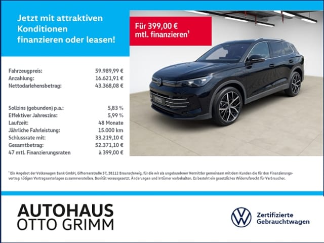 Volkswagen Tiguan 1.5 TSI DSG eHybrid