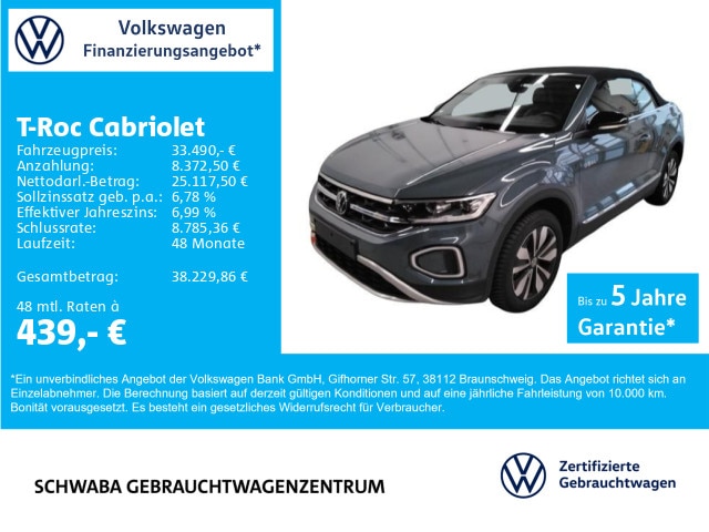 Volkswagen T-Roc 1.5 TSI Cabriolet DSG