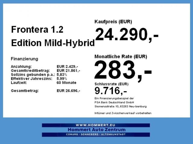 Opel Frontera Edition