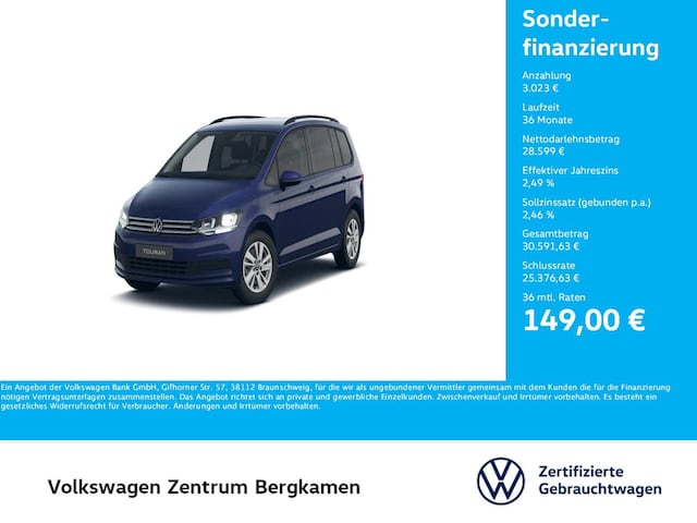 Volkswagen Touran 7-zitter Comfortline