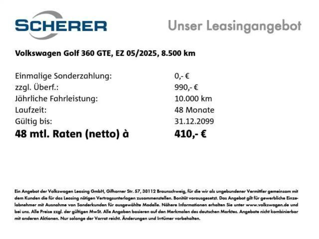 Volkswagen Golf GTE IQ.Drive eHybrid