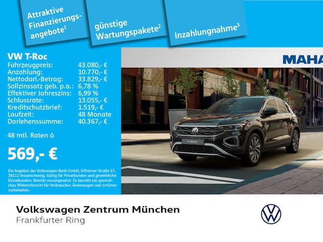 Volkswagen T-Roc 1.5 TSI DSG