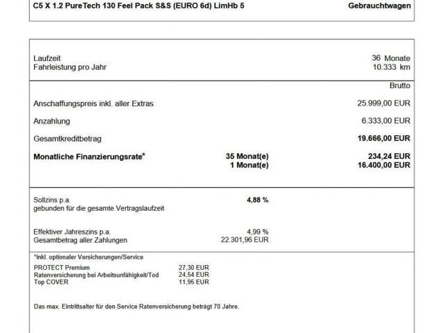Citroën C5 X Feel Pack PureTech