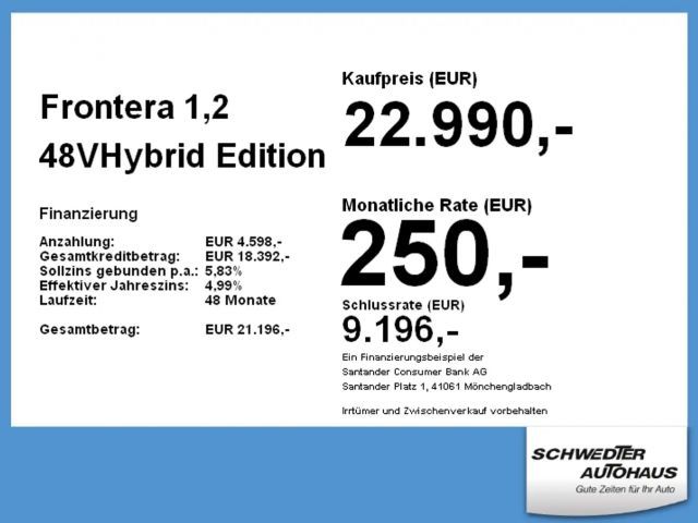 Opel Frontera Edition