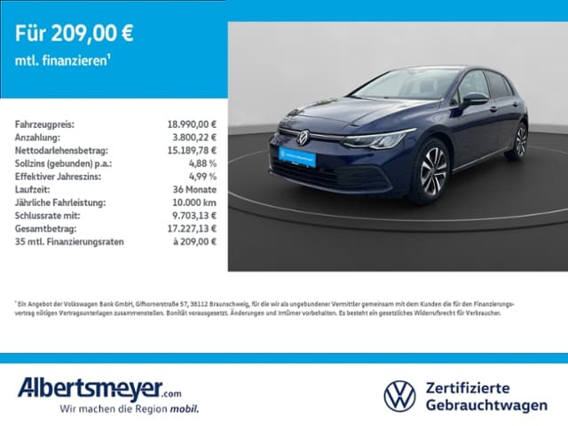 Volkswagen Golf 1.5 TSI Golf VIII TSi United