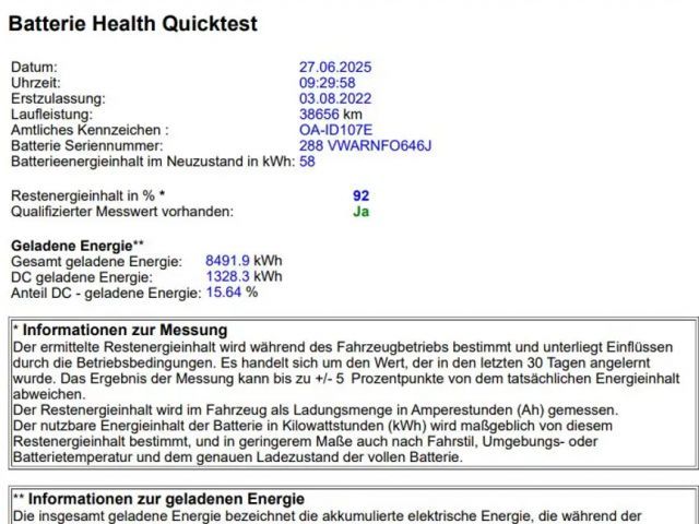 Volkswagen ID.3 ⚡Makena-Türkis; 92 % (SoH).; Top-Zustand