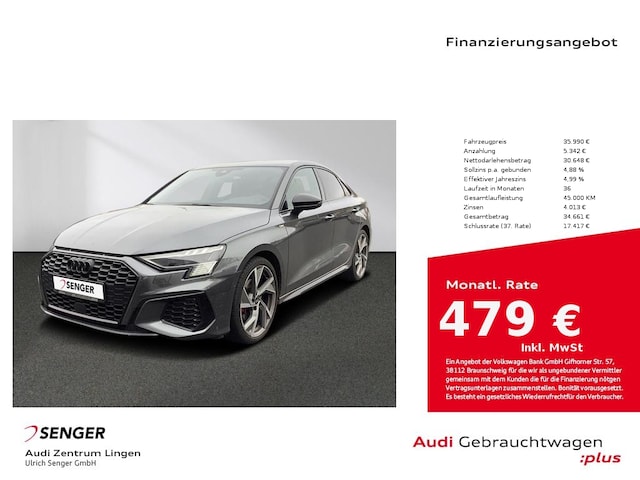 Audi A3 40 TDI Quattro S-Line S-Tronic Sedan