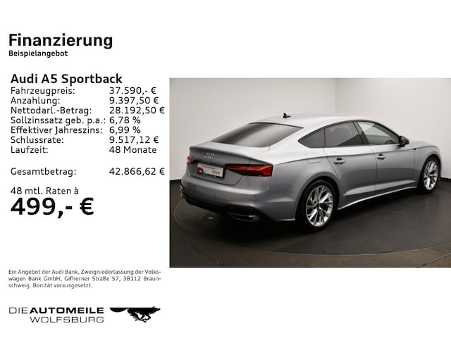 Audi A5 40 TFSI S-Tronic Sportback