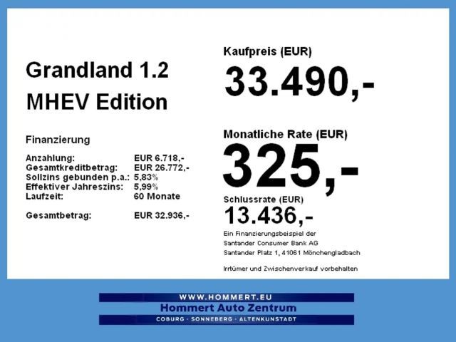 Opel Grandland X Edition