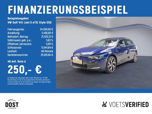 Volkswagen Golf DSG Golf VIII Style