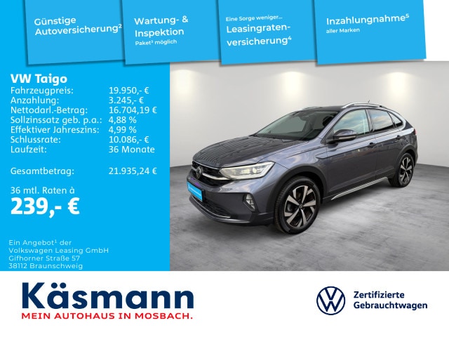 Volkswagen Taigo 1.0 TSI DSG Style