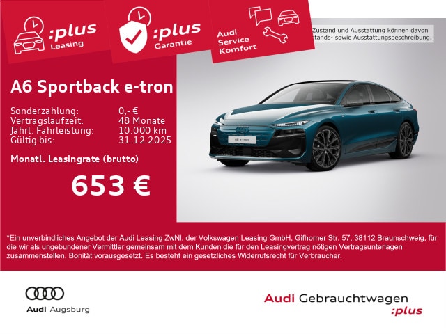 Audi A6 e-tron Performance Sportback