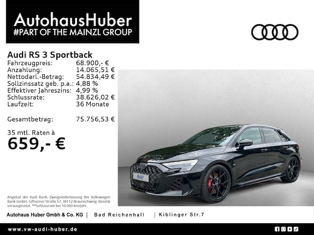 Audi RS3 Quattro S-Tronic Sportback