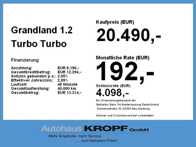 Opel Grandland X 1.2 Turbo Turbo