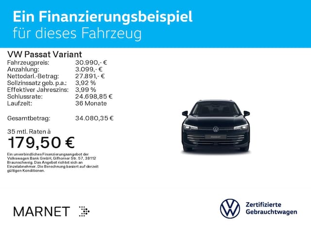 Volkswagen Passat 1.5 eTSI Business DSG Variant