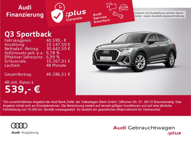 Audi Q3 35 TFSI S-Line S-Tronic Sportback