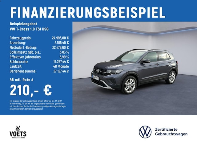Volkswagen T-Cross 1.0 TSI DSG