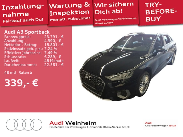 Audi A3 30 TFSI S-Tronic Sportback