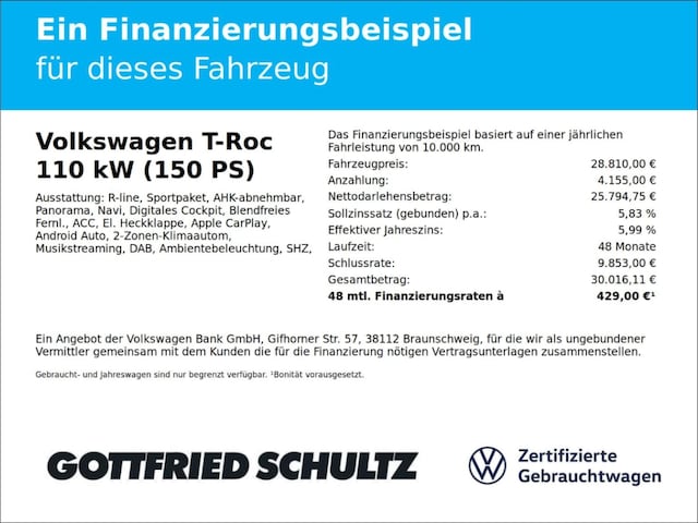 Volkswagen T-Roc 1.5 TSI DSG IQ.Drive R-Line