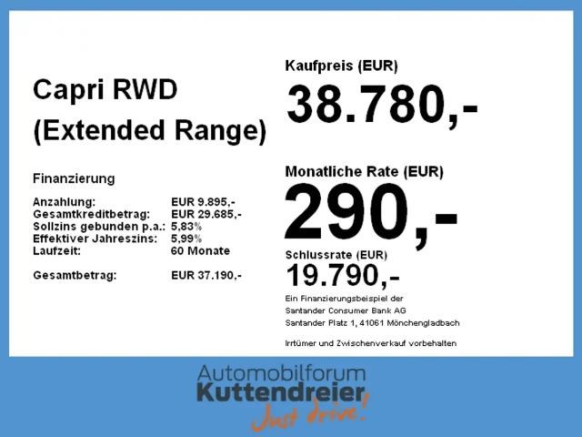 Ford Capri Premium RWD