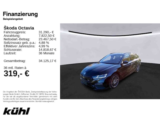 Skoda Octavia 2.0 TDI Combi RS