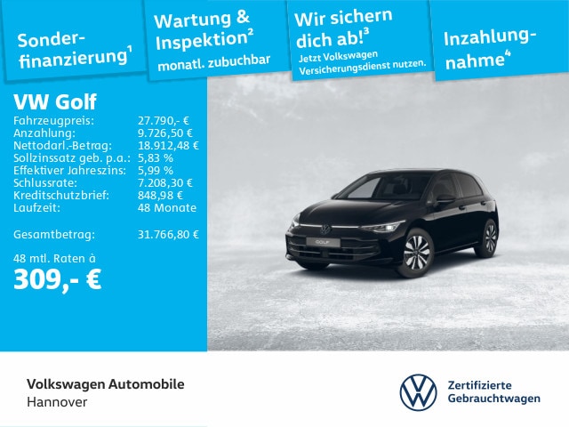 Volkswagen Golf 1.5 eTSI DSG Golf VIII