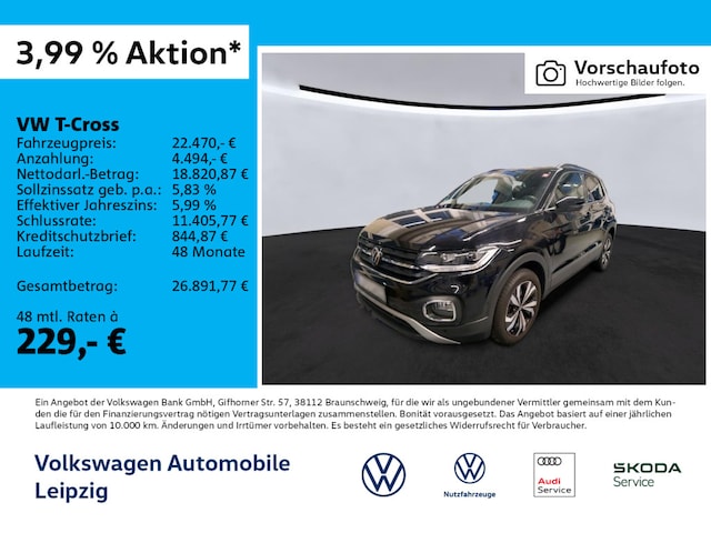 Volkswagen T-Cross 1.0 TSI DSG