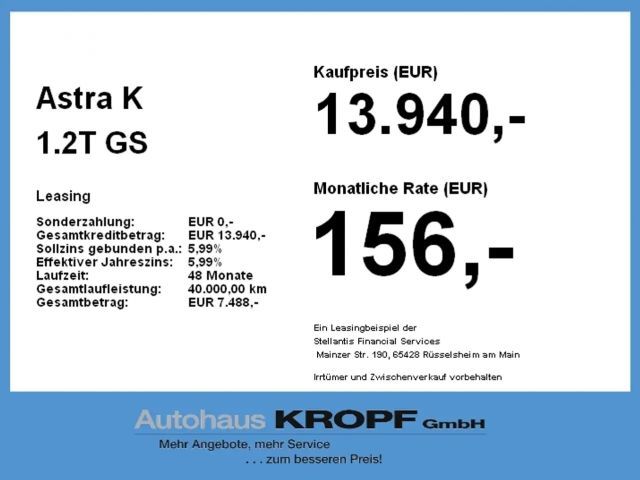 Opel Astra 1.2 Turbo