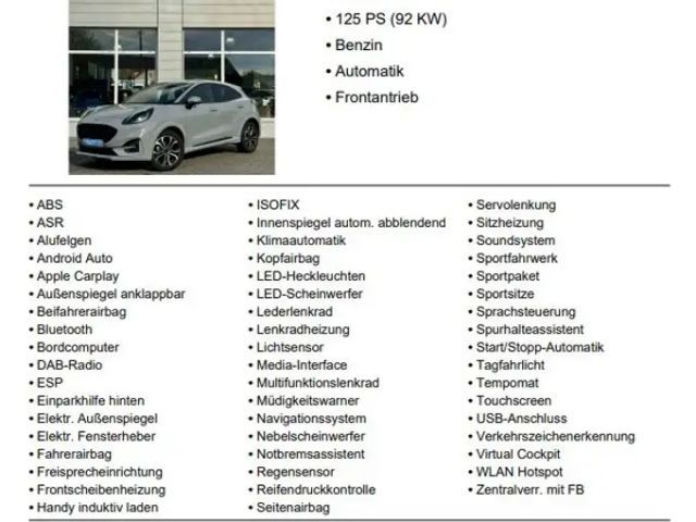 Ford Puma EcoBoost ST Line