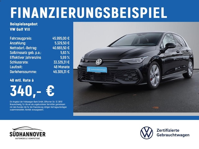 Volkswagen Golf 2.0 TSI DSG GTI Golf VIII