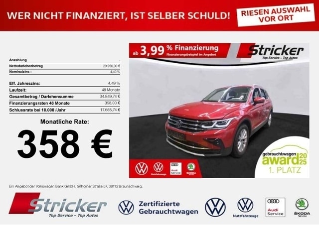 Volkswagen Tiguan 1.4 TSI eHybrid