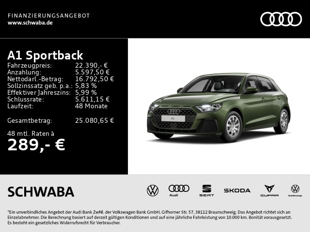 Audi A1 30 TFSI Sportback