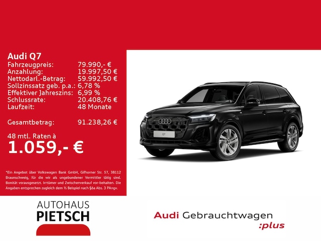 Audi Q7 55 TFSI Hybride Quattro S-Line