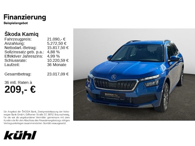 Skoda Kamiq 1.0 TSI Tour