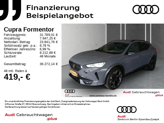 Cupra Formentor 1.4 DSG VZ e-Hybrid