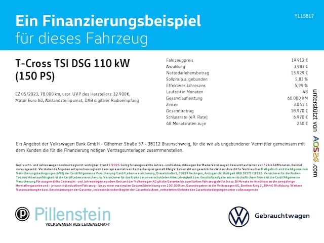 Volkswagen T-Cross DSG