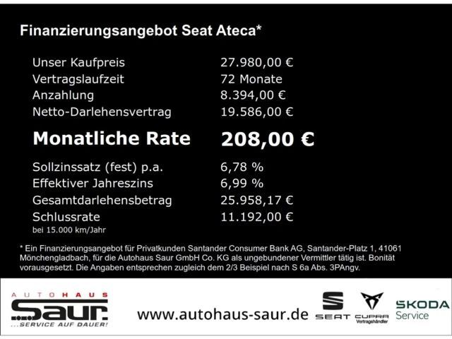 Seat Ateca 1.5 TSI DSG