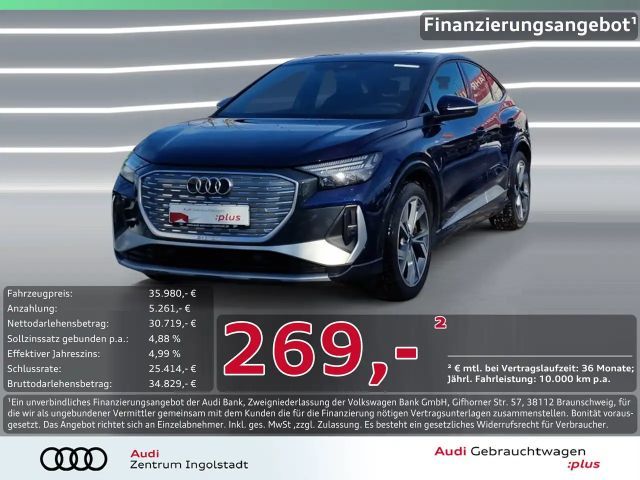 Audi Q4 e-tron 50 Quattro S-Line Sportback