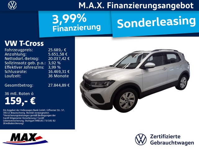 Volkswagen T-Cross 1.0 TSI DSG Life