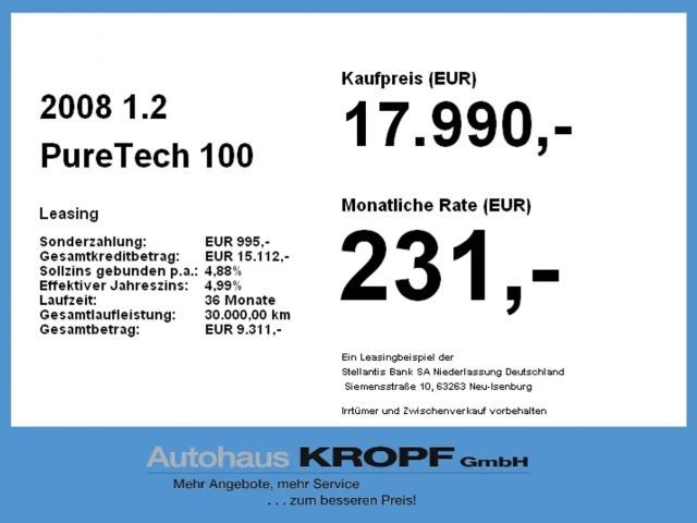 Peugeot 2008 Allure Pack PureTech