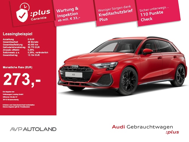 Audi A3 30 TFSI S-Line Sportback
