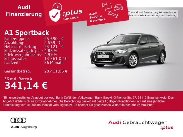 Audi A1 30 TFSI S-Line Sportback