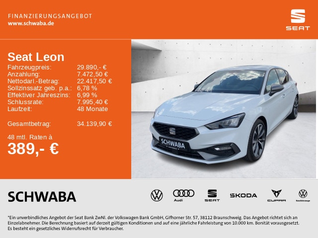 Seat Leon 1.5 eTSI DSG FR-lijn