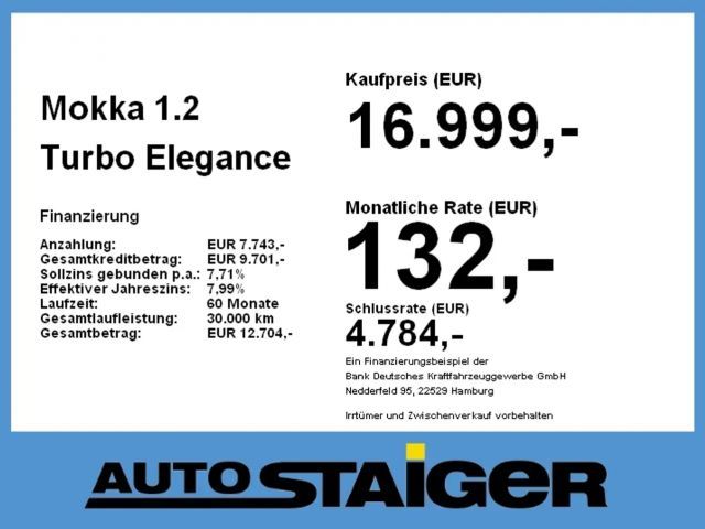 Opel Mokka 1.2 Turbo Elegance Turbo