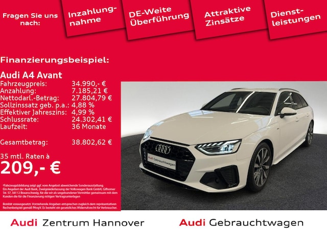 Audi A4 35 TFSI Avant S-Line S-Tronic